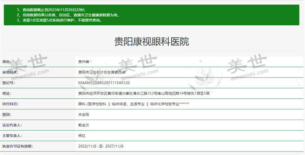 贵阳康视眼科医院