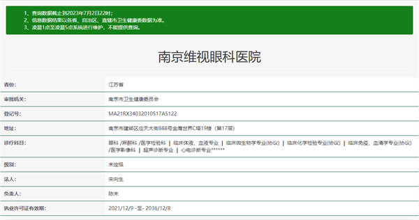 二、南京维视眼科医院与蔡磊琳医师的专精实力