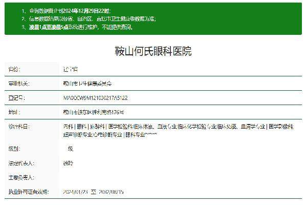 鞍山何氏眼科医院