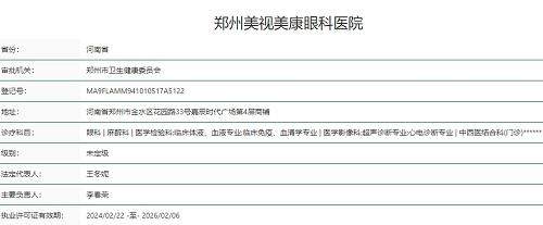 郑州美视美康眼科医院罗昳医生为您提供医学配镜，1.60防蓝光非球面镜片店内399元内多款镜框任选专业精准验光189元起。
